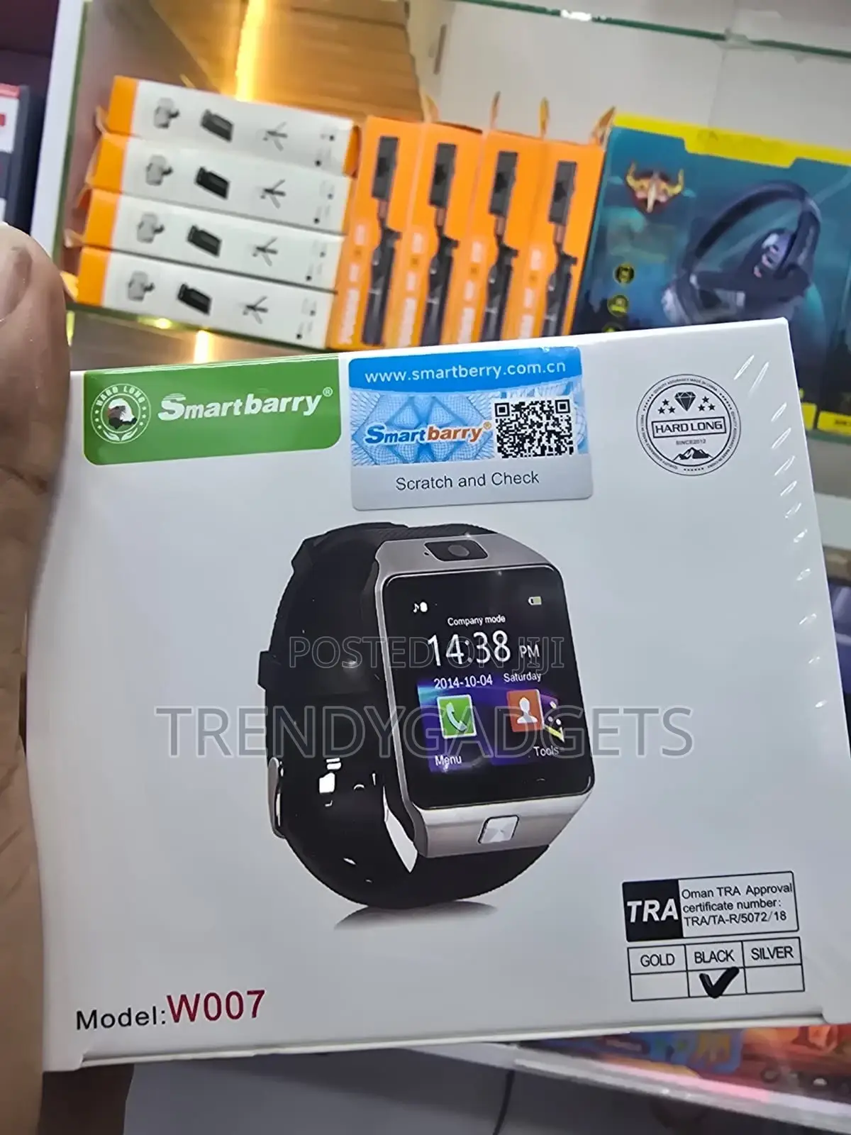 W007 Bluetooth Smartwatch With Camera Sim Call Support