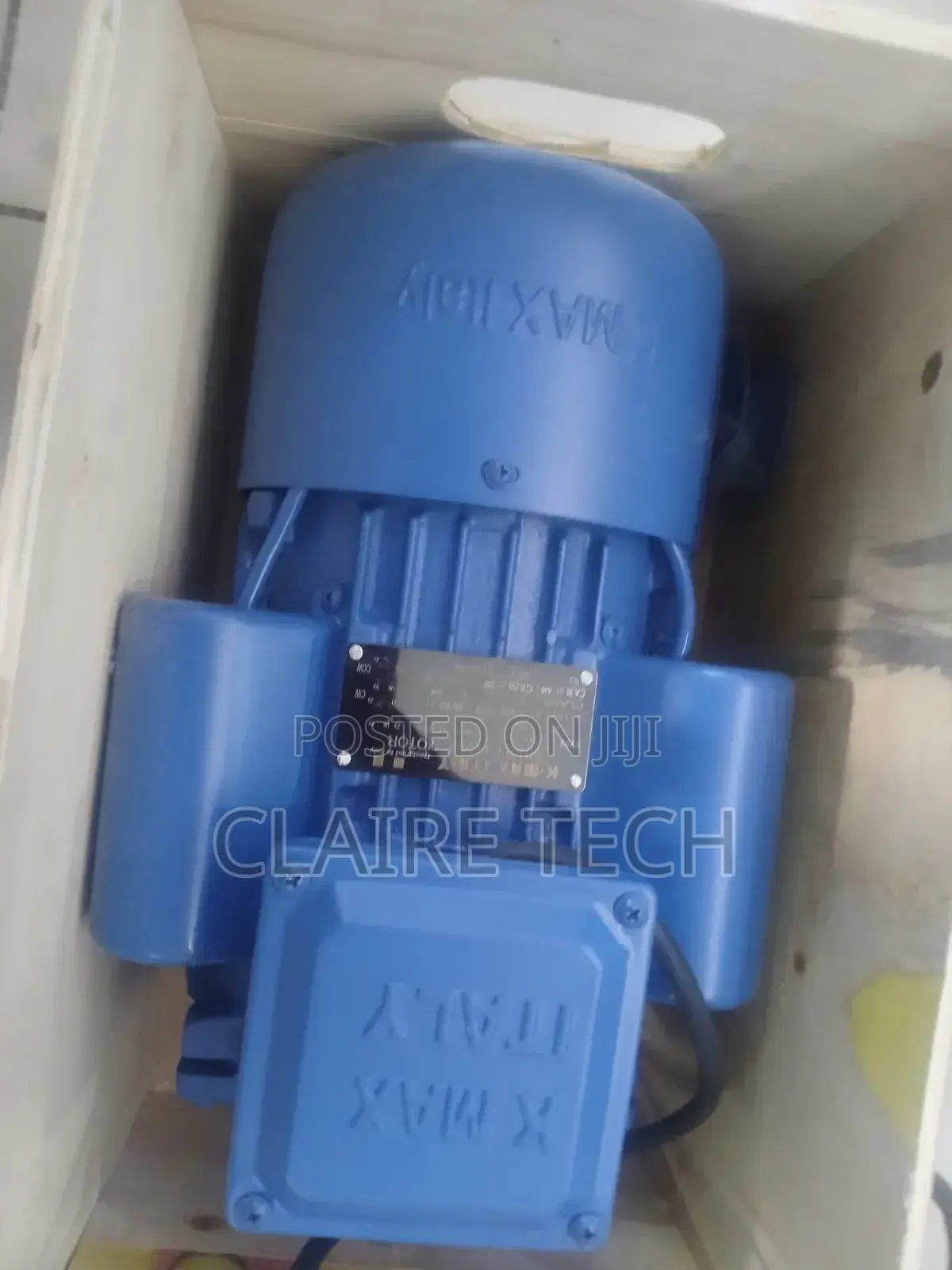 K Max 3hp Single Phase Electric Motor – Heavy Duty Copper Winding