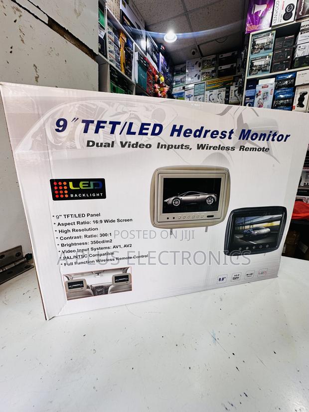 9 Inch Headrest Monitor Screens Easy Installation for Any Vehicle