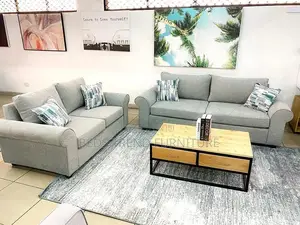 Light Grey Sofa Set 5 Seater