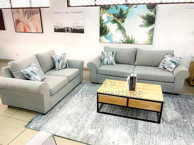 Light Grey Sofa Set 5 Seater
