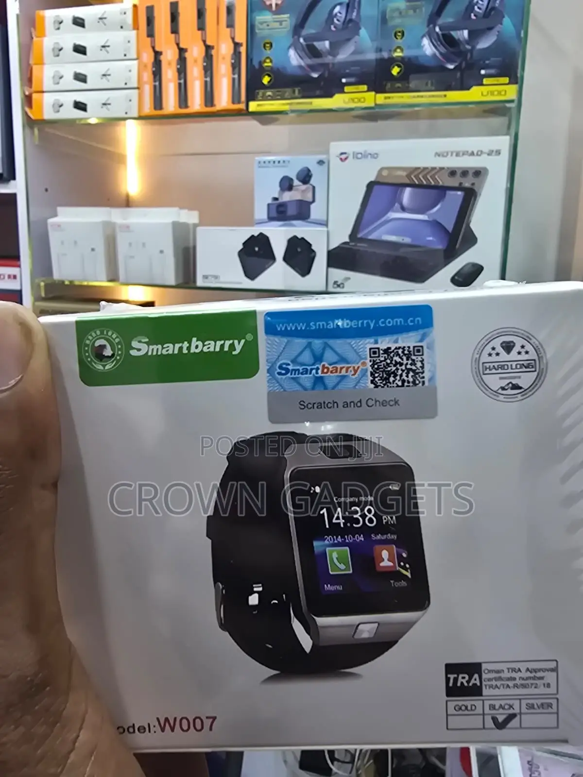 W007 Smart Watch 1.54 Inch Touchscreen Phone Smartwatch