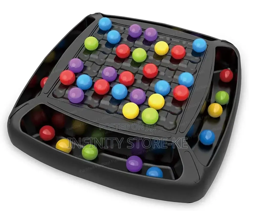 Rainbow Ball Game Comes With a Black Board Tray and 48 Balls