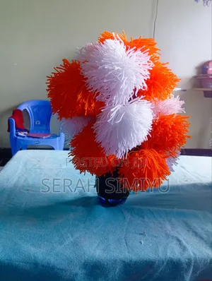 Thread Flowers Home Decor