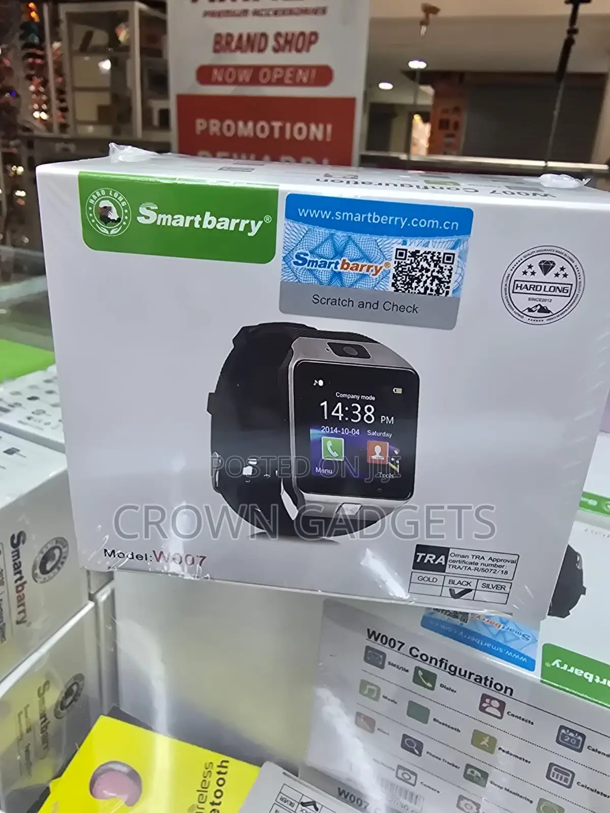 Smartberry W007 Sim Card Smart Watch With Camera