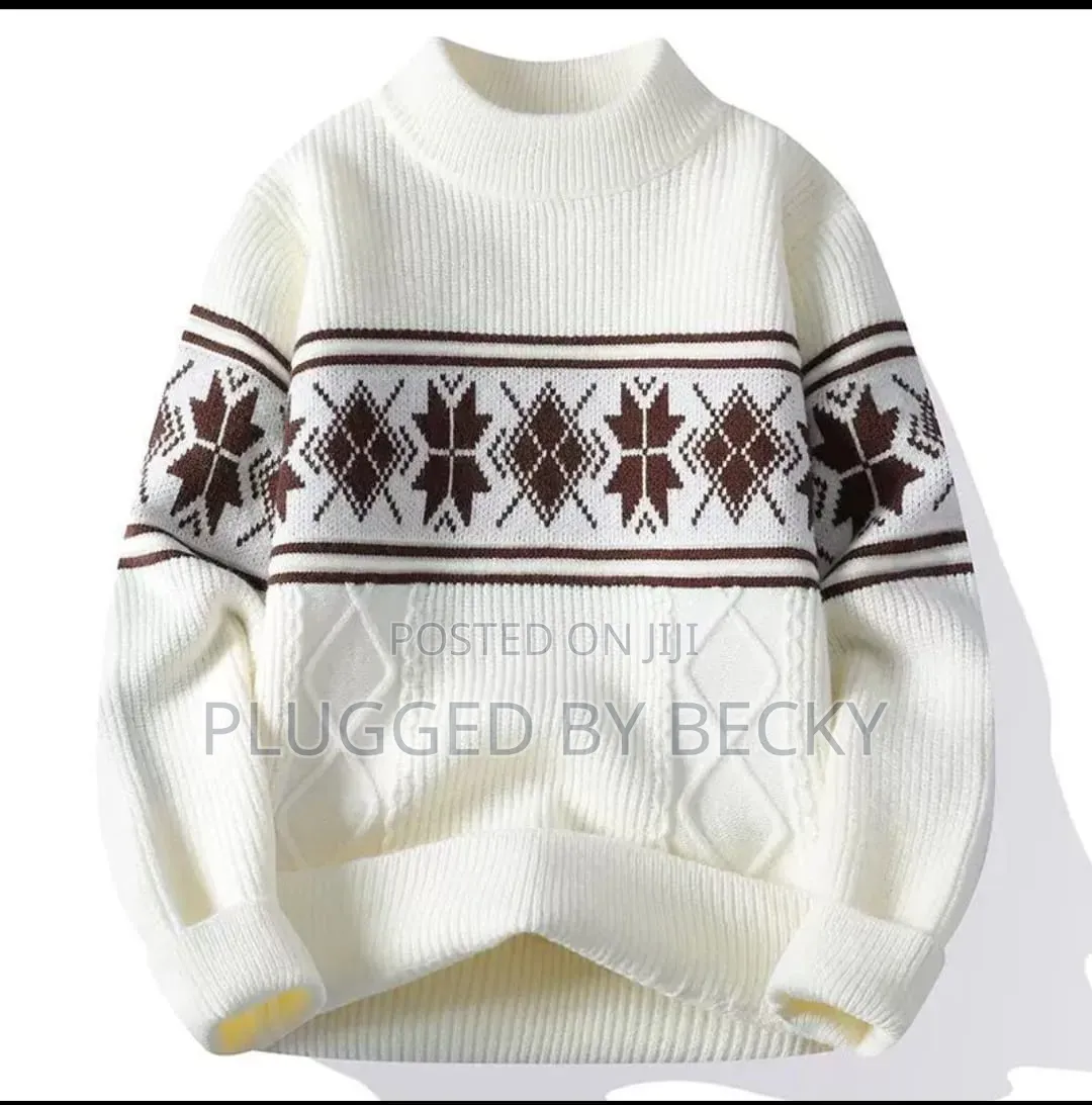 New New Maple Pattern Knit Sweaters