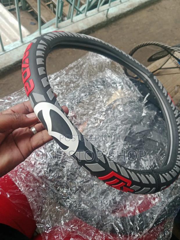 Mazda Rubber Tire_tread Pattern Steer Cover - main view