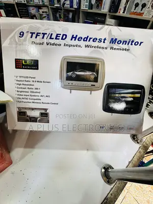 9 Inch Headrest Monitor Screens Premium Vehicle Entertainment