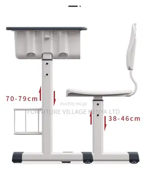 Height-Adjustable Children’S Study Chair Desk