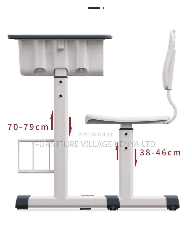Height-Adjustable Children’S Study Chair Desk