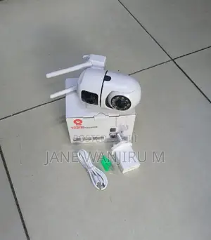 New V380 Dual Lens Bulb Camera – Wireless Wall Mounted Surveillance