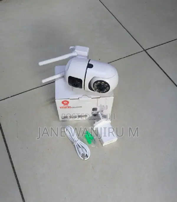 New V380 Dual Lens Bulb Camera – Wireless Wall Mounted Surveillance