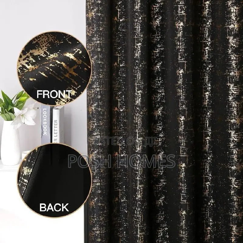Quality Shinny 3 Piece Curtains