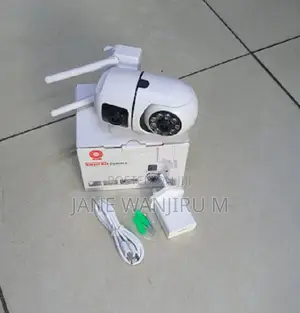 Wireless V380 Dual Lens Bulb Camera – Easy Wall Installation