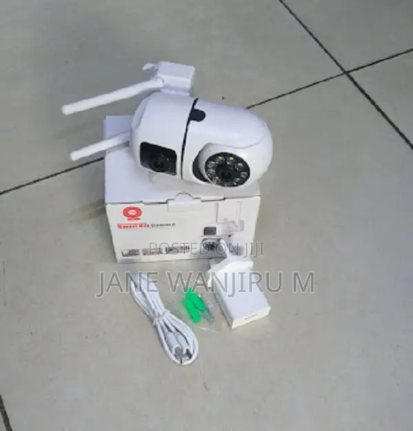 Wireless V380 Dual Lens Bulb Camera – Easy Wall Installation