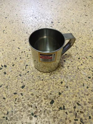 6 Pc Stainless Steel Mug (9 Cm) 500 Ml
