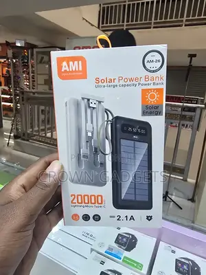 Ami Am-26 20000mah Power Bank Type-C Lightning Input