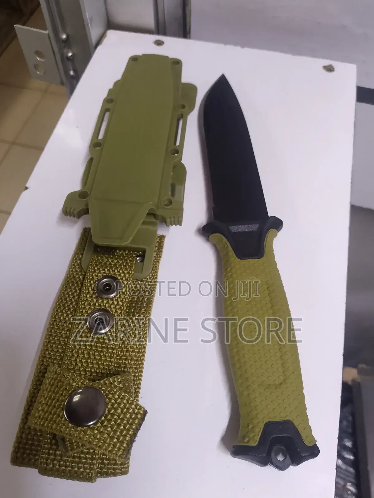 Camping or Kitchen Knife With Sheath Sharp and Made of Steel