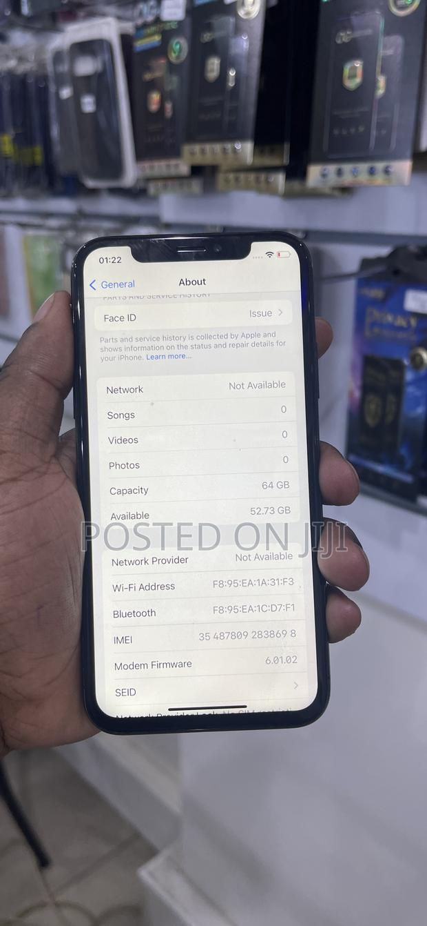 Apple iPhone X 64 GB Black