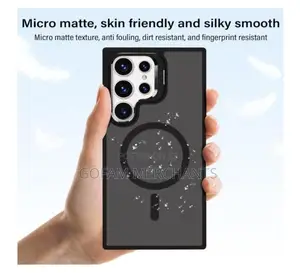Samsung Galaxy S24 Ultra Magnetic Case Compatible, Shockproof - Black