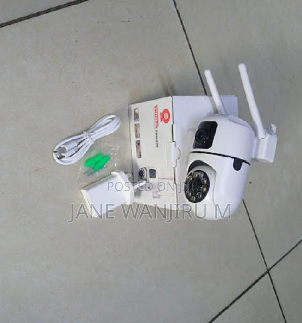 Wall Mounted V380 CCTV Bulb Camera – Motion Detection Night Vision - main view