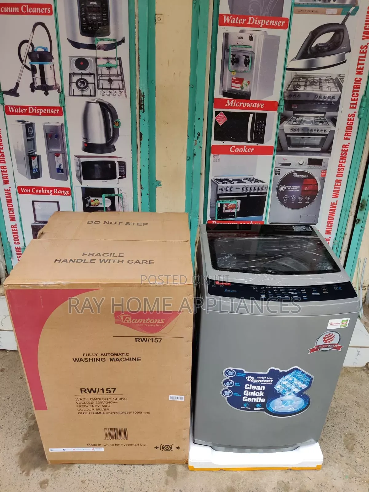 Ramtons Washing Machine Fully Automatic 14kg Rw157 Top Load