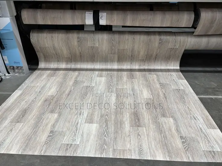 Wood Look Vinyl Carpet for Homes Office Spaces