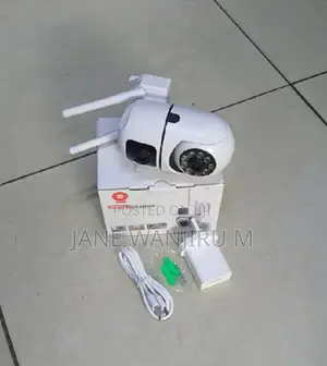 Wall Mounted V380 Dual Lens Wifi Bulb Camera – Smart Security Camera
