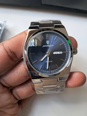 Poedagar 930 Blue Watch – Luxury Business Style, Date Display