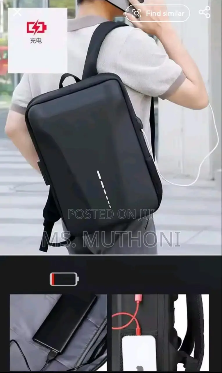 Strong Hard Body Business Laptop Backpack Bag*