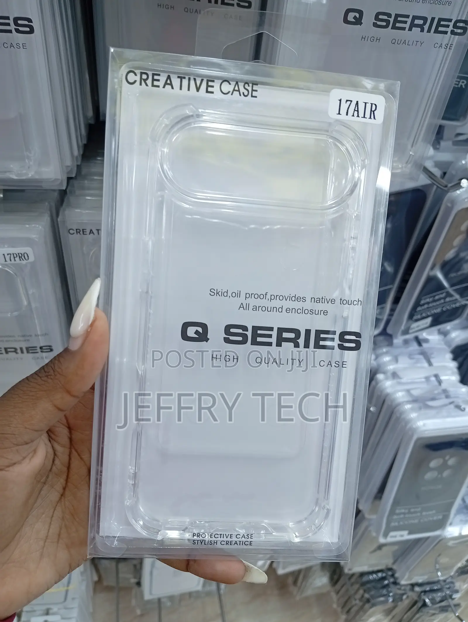 iPhone 17 Air Hard Clear Acrylic Case