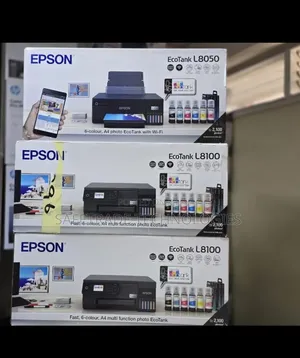 Epson Eco Tank L8050, Printable Up to PVC Cards