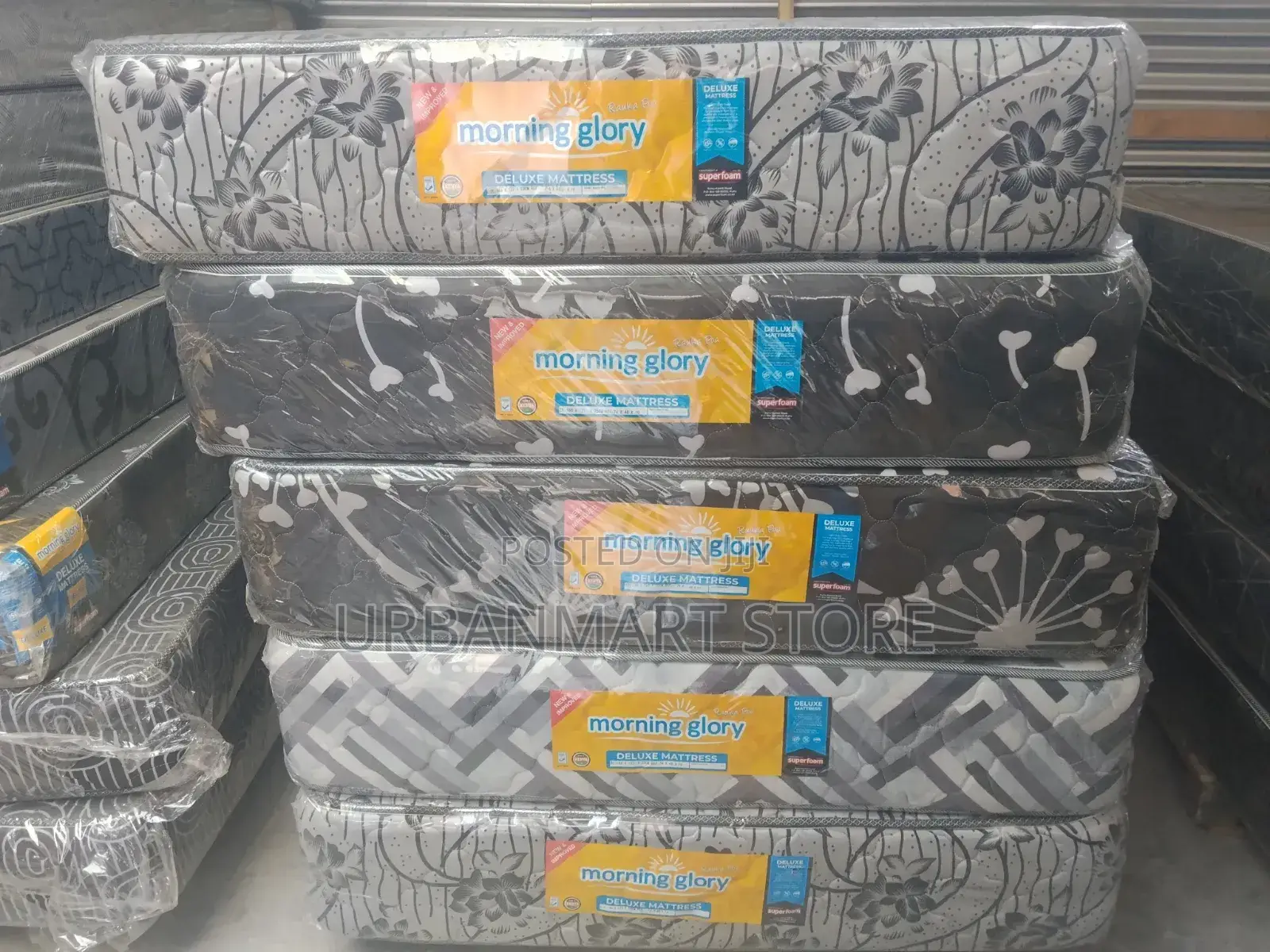 Quilted Superfoam, Brand New Morning Glory Mattresses 10 Inches 4×6