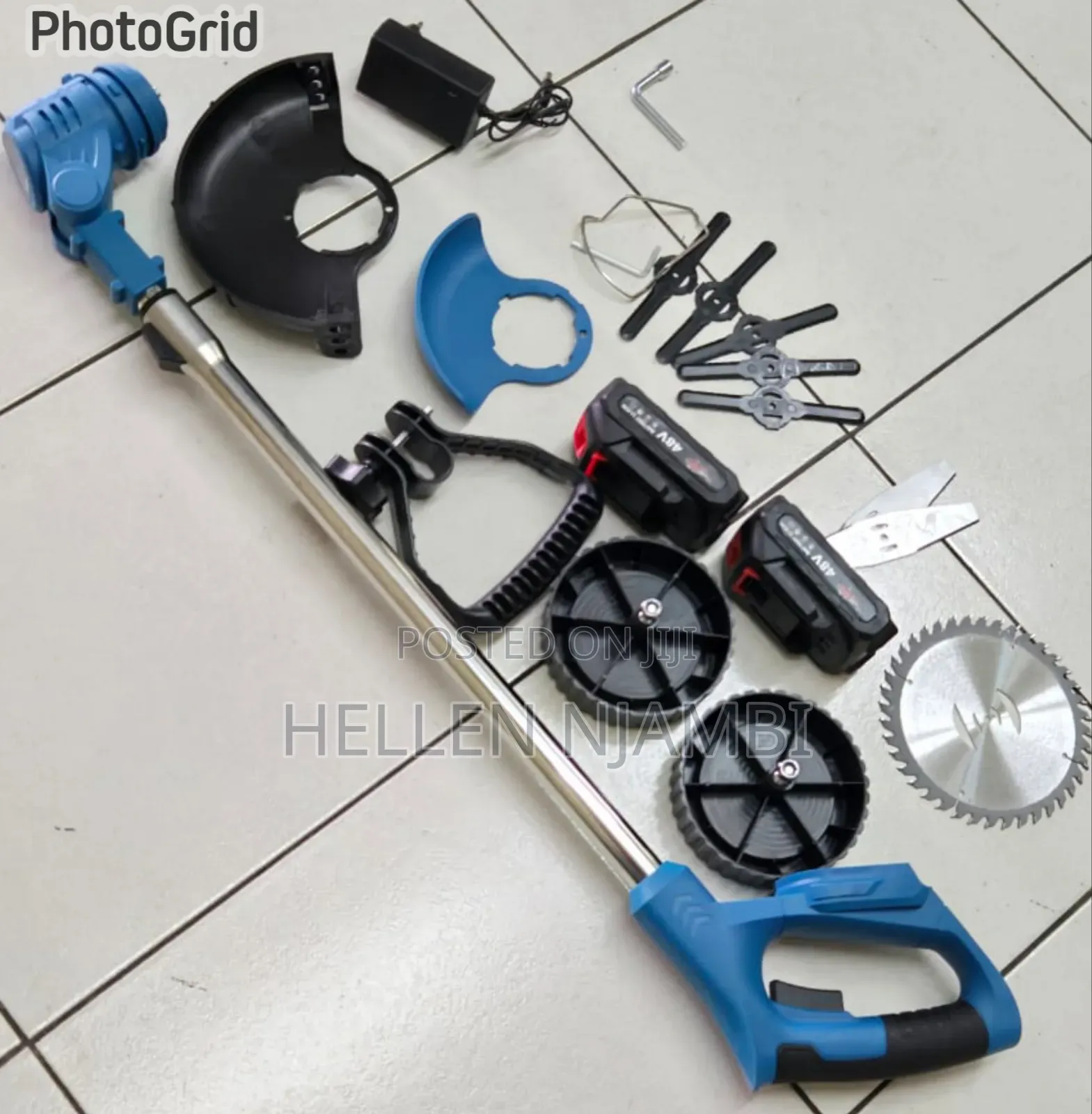 48volts Cordless Brush Cutter With Trolley Legs