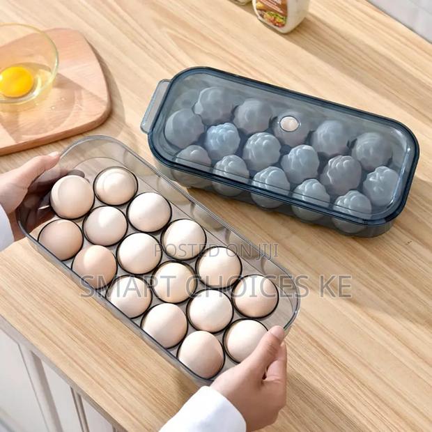 *Egg Storage Box Egg Holder for Refrigerator Transparent - thumbnail 5