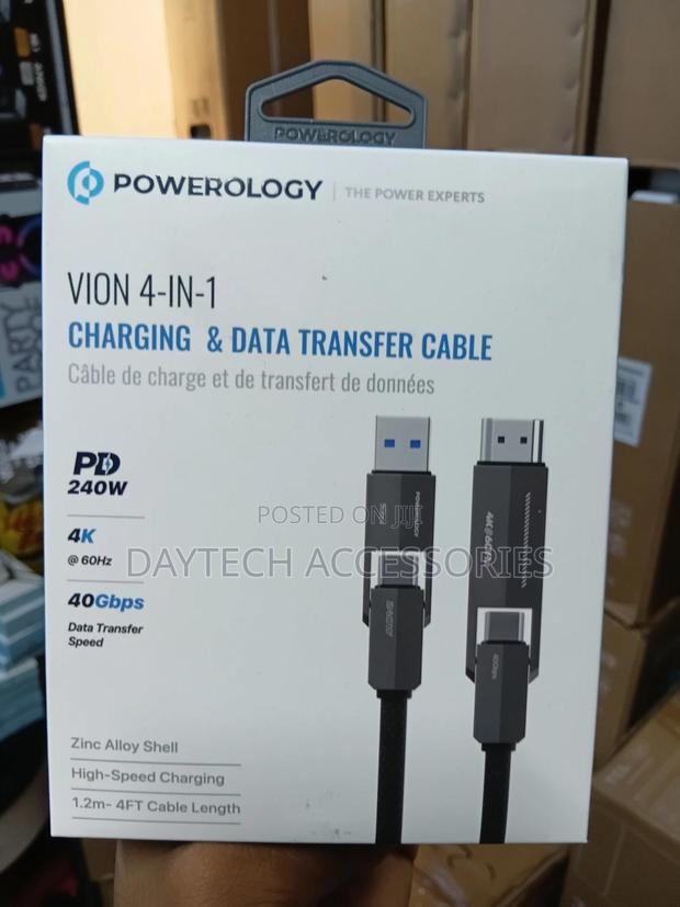 Owerology Vion 4-in-1 Hdmi Charging Data Transfer Cable