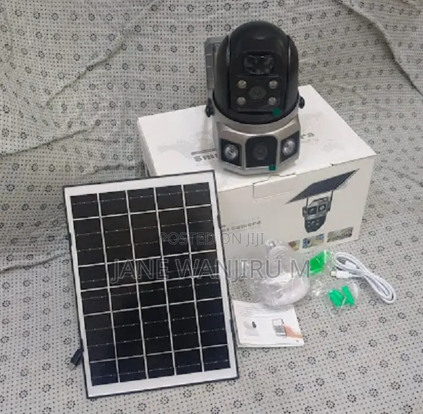 Solar Powered PTZ Security Camera – Wireless Outdoor CCTV
