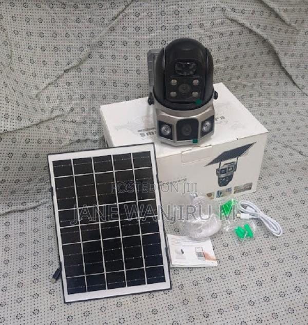 Smart Solar CCTV Camera – Dual Lens Outdoor Security Camera - main view