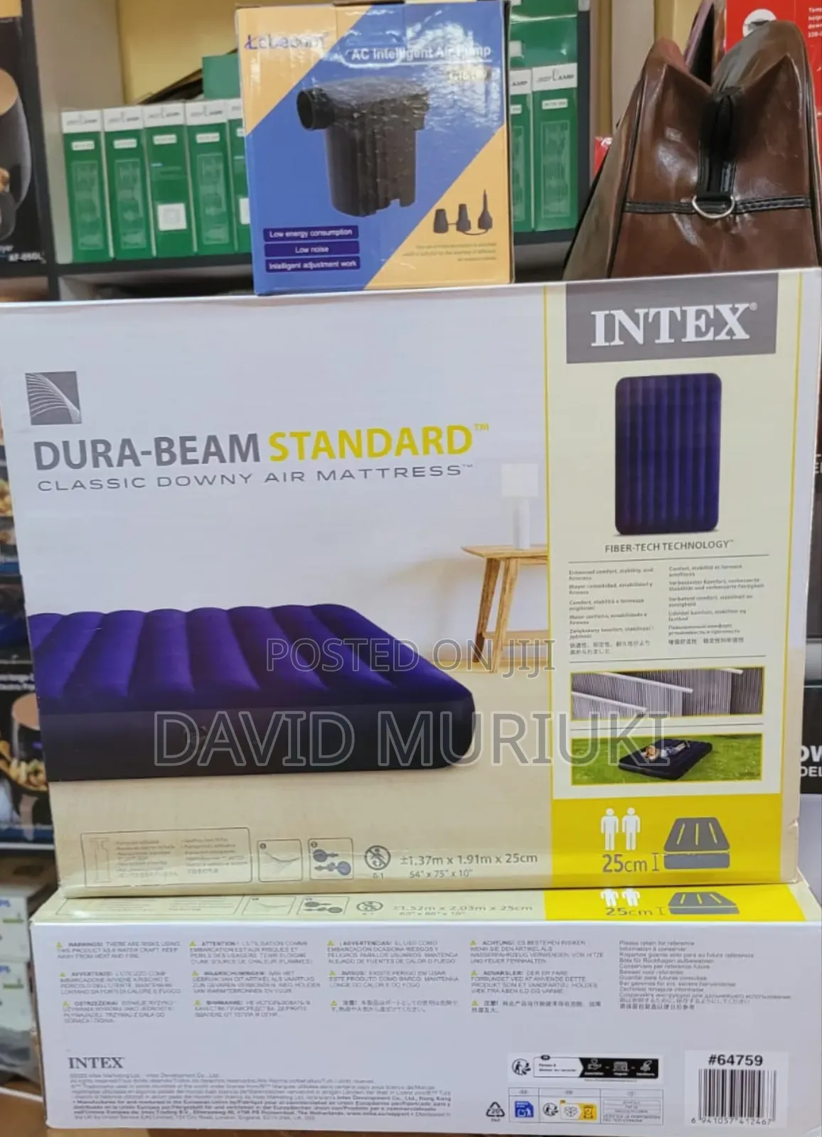 Intex Inflatable Mattress 4by 6.