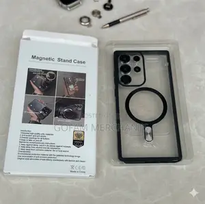Galaxy S23 Ultra Clear Magsafe Cover - Black