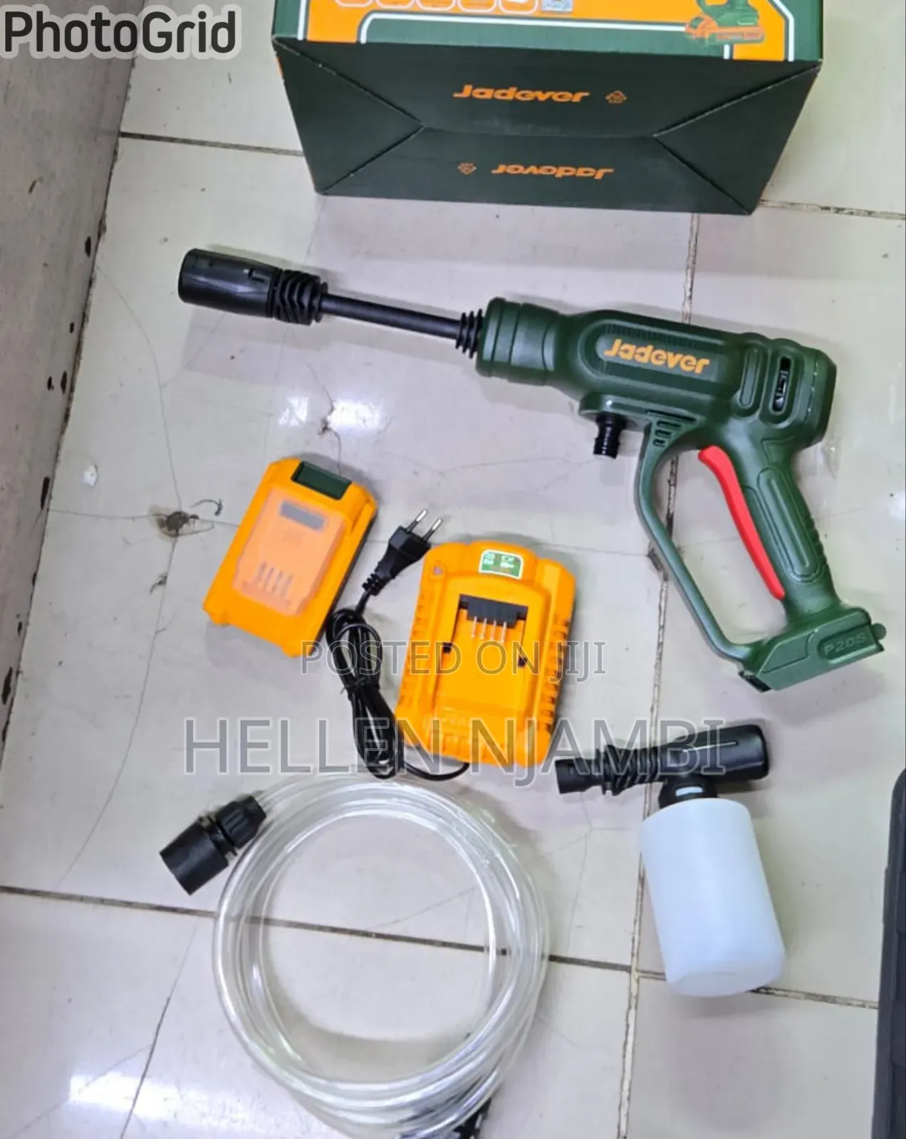 20v Jadever Cordless Car Washer Gun