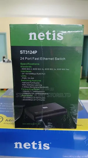 Netis St3124p 24-Port Switch