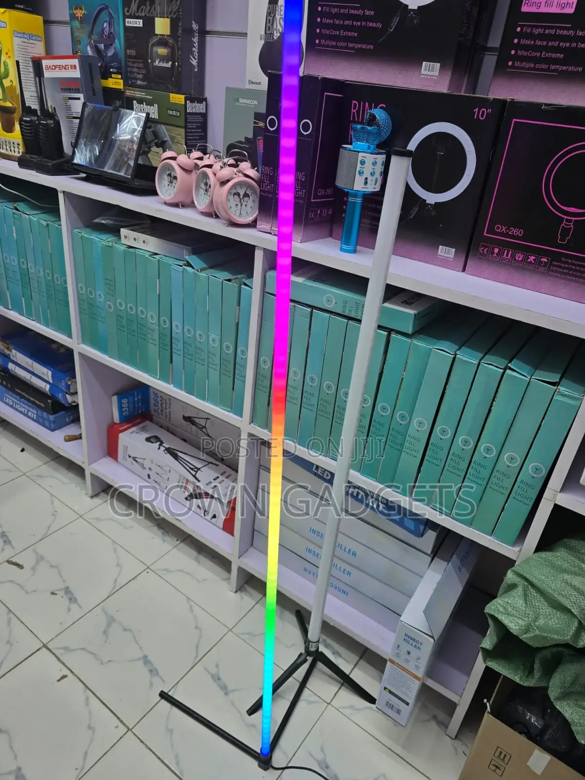 Smart RGB Corner Floor Lamp Music Sync Color Changing Light