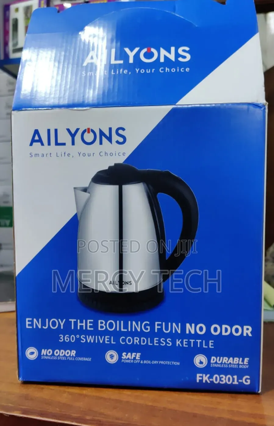 Ailyons Electric Kettle (Fk-0301-G)