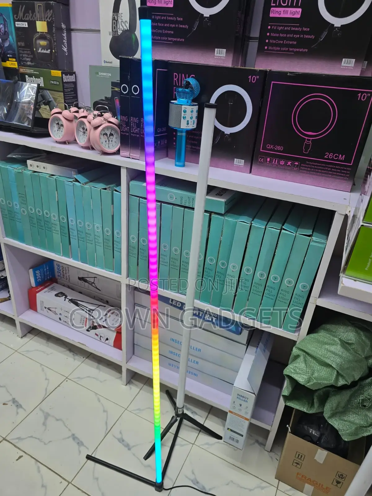 Led Corner Floor Lamp RGB App Controlled Ambient Light