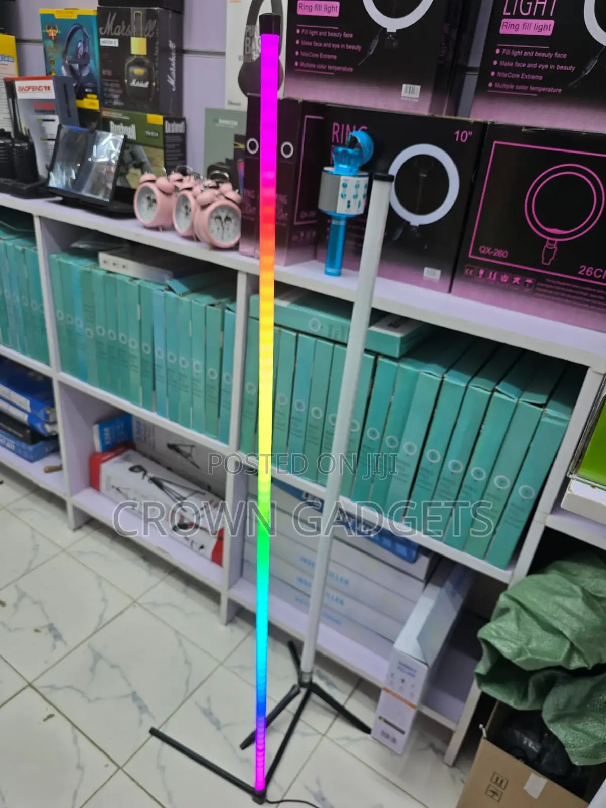 RGB Standing Corner Lamp Mobile App Control Home Decor Light
