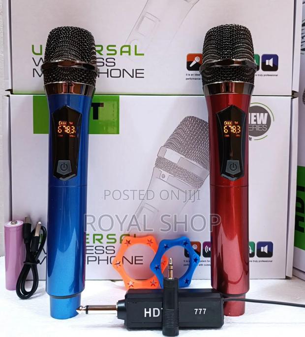 HDT 777 Double Wireless Mic - main view