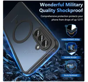 Samsung Galaxy A17 Electroplated Clear Magsafe Case - Black