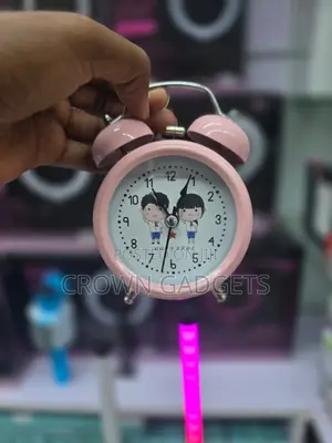 Vintage Twin Bell Analog Alarm Clock Loud Mechanical Ring