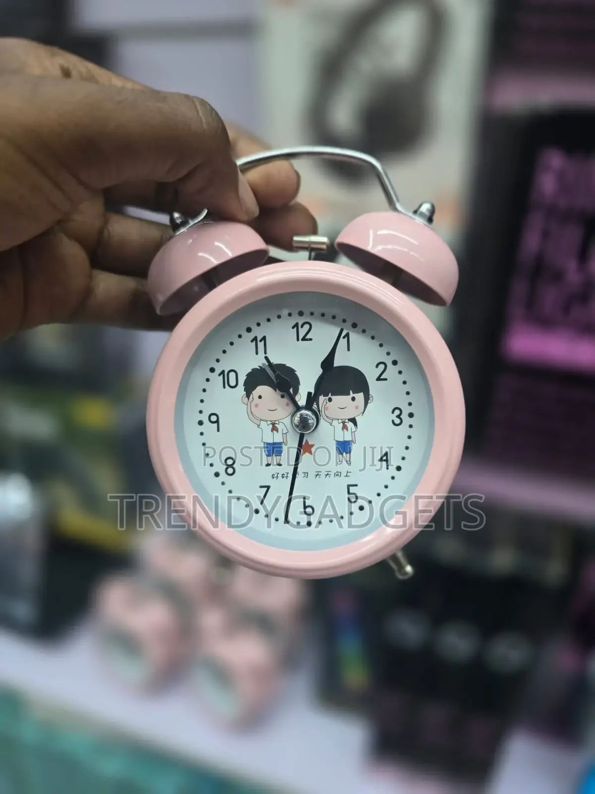 Twin Bell Vintage Alarm Clock Loud Mechanical Bedside Clock